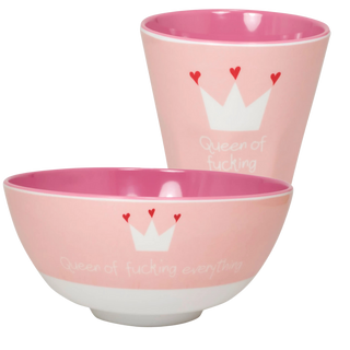 Becher Melamin "QUEEN OF FUCKING EVERYTHING" -