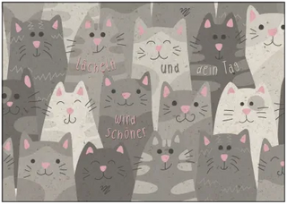 Postkarten Coole Katzen - Verschiedene Varianten