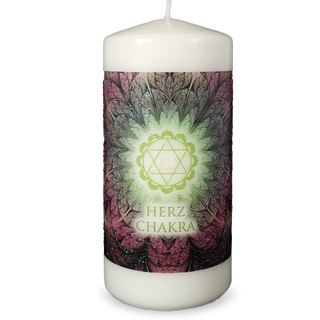 HERZCHAKRA Energiekerze