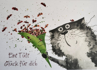 Postkarten Coole Katzen - Verschiedene Varianten