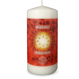 EDELJASPIS ROT Energiekerze