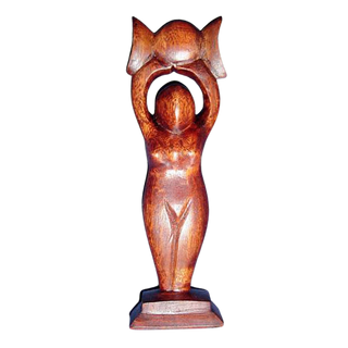 Altarfigur GÖTTIN Kuutar - die mondstrahlende Schönheit