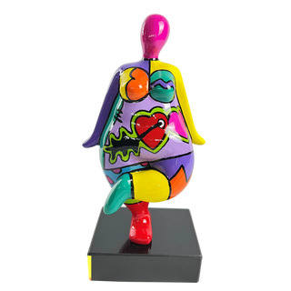 MALLI - Frau - Göttin - Figur  bunt