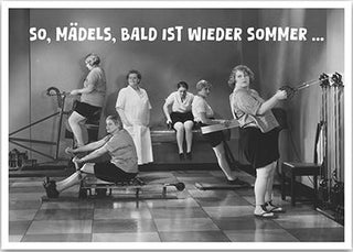 Postkarte Coole Frauen - Verschiedene Varianten